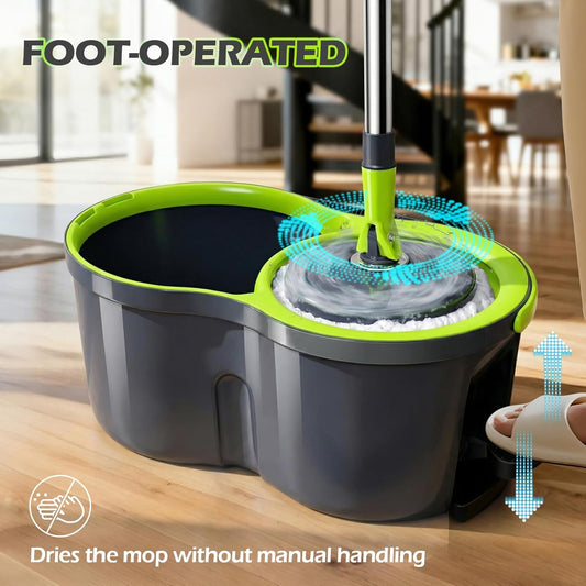 Cavyno™ - Spin Mop & Bucket System