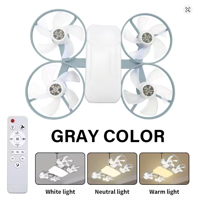 Cavyno™ - Drone-Inspired LED Ceiling Fan Light