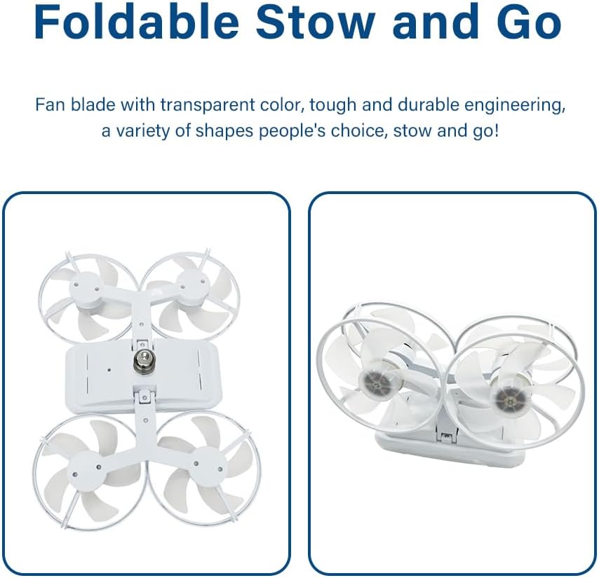 Cavyno™ - Drone-Inspired LED Ceiling Fan Light