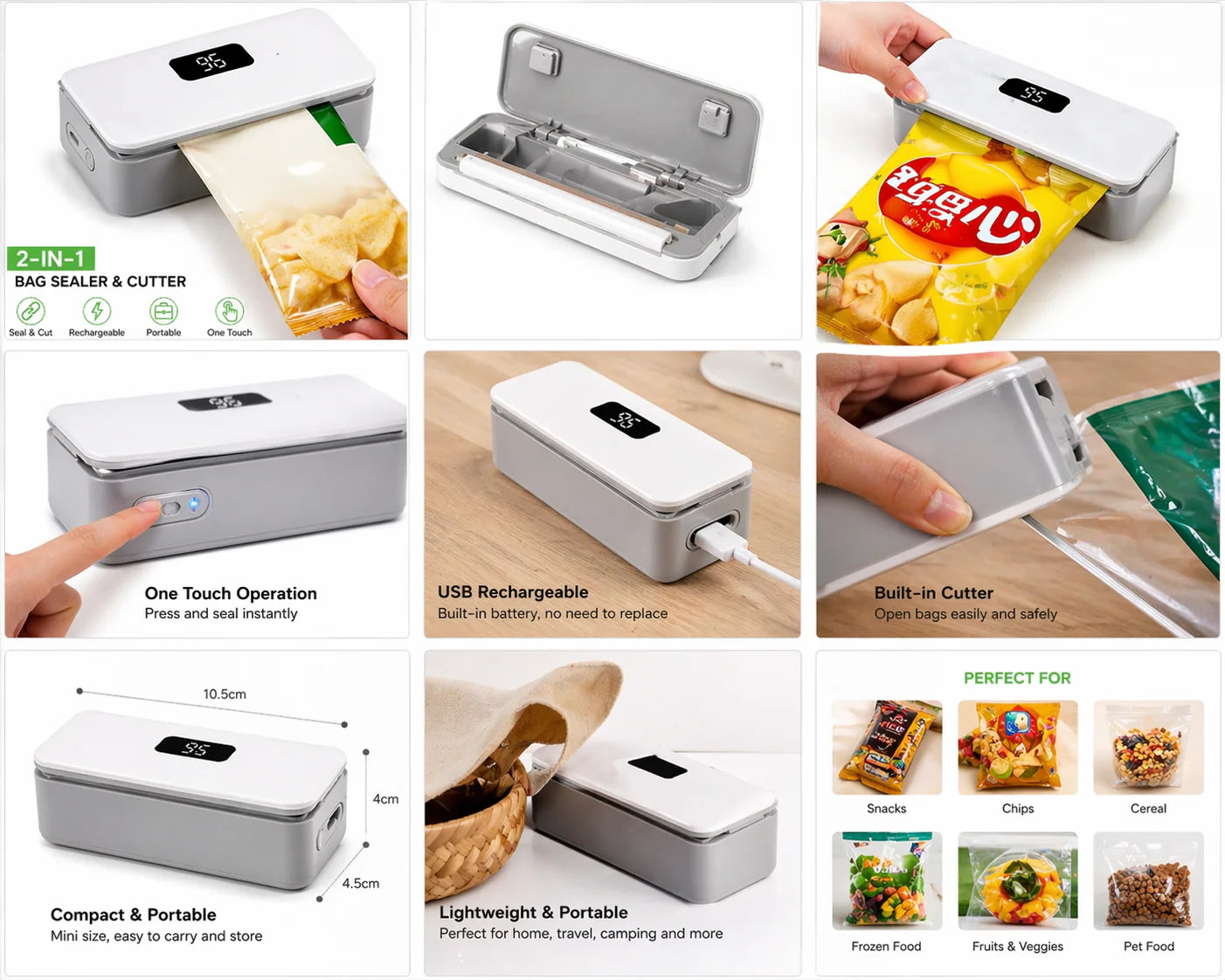 Cavyno™ - Rechargeable Mini Bag Sealer