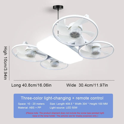 Cavyno™ - Drone-Inspired LED Ceiling Fan Light