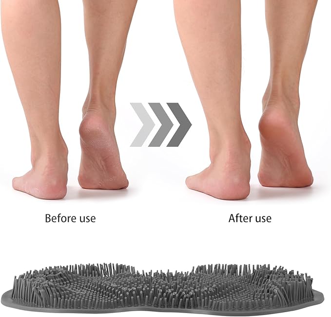 Cavyno™ - Silicone Shower Foot Scrubber Mat