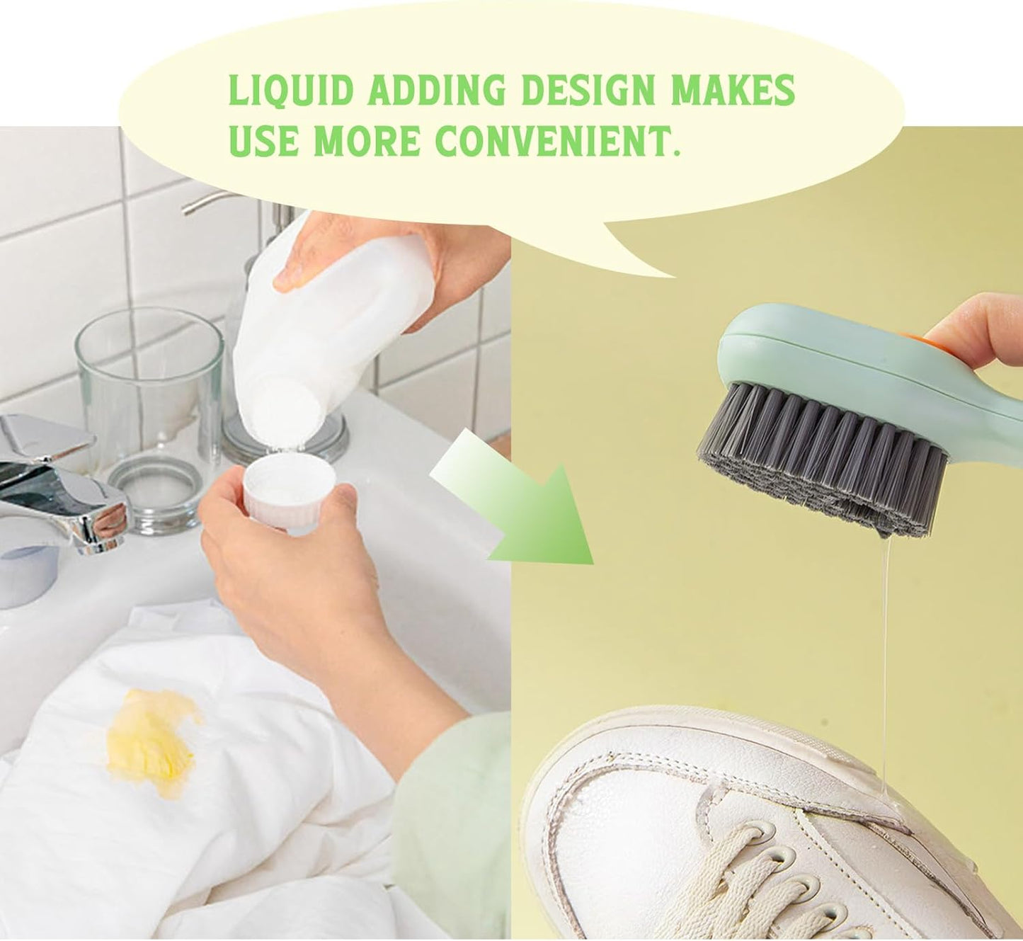 Cavyno™ - Soap Dispensing Cleaning Brush