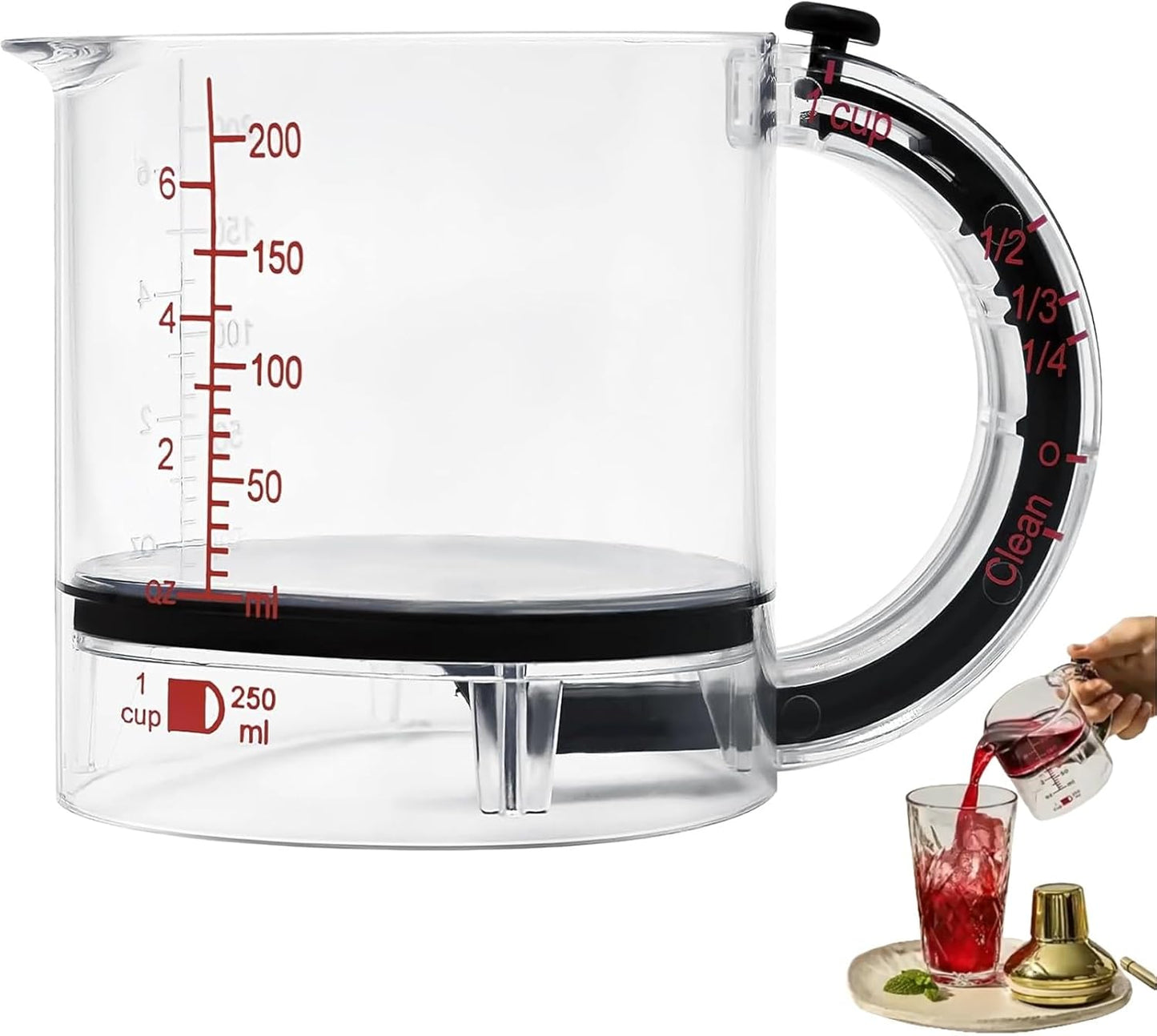 Cavyno™ - 4-in-1 Adjustable Measuring Cup