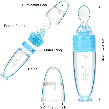 Cavyno™ - Silicone Squeeze Feeding Spoon Set