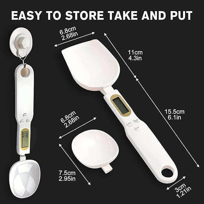 Cavyno™ - Digital Measuring Spoon Scale