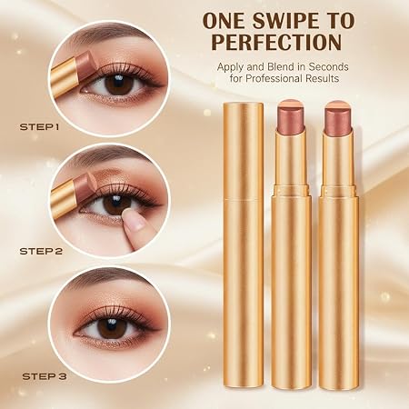 Cavyno™ - 4-Color 3-in-1 Cream Eyeshadow Stick Set
