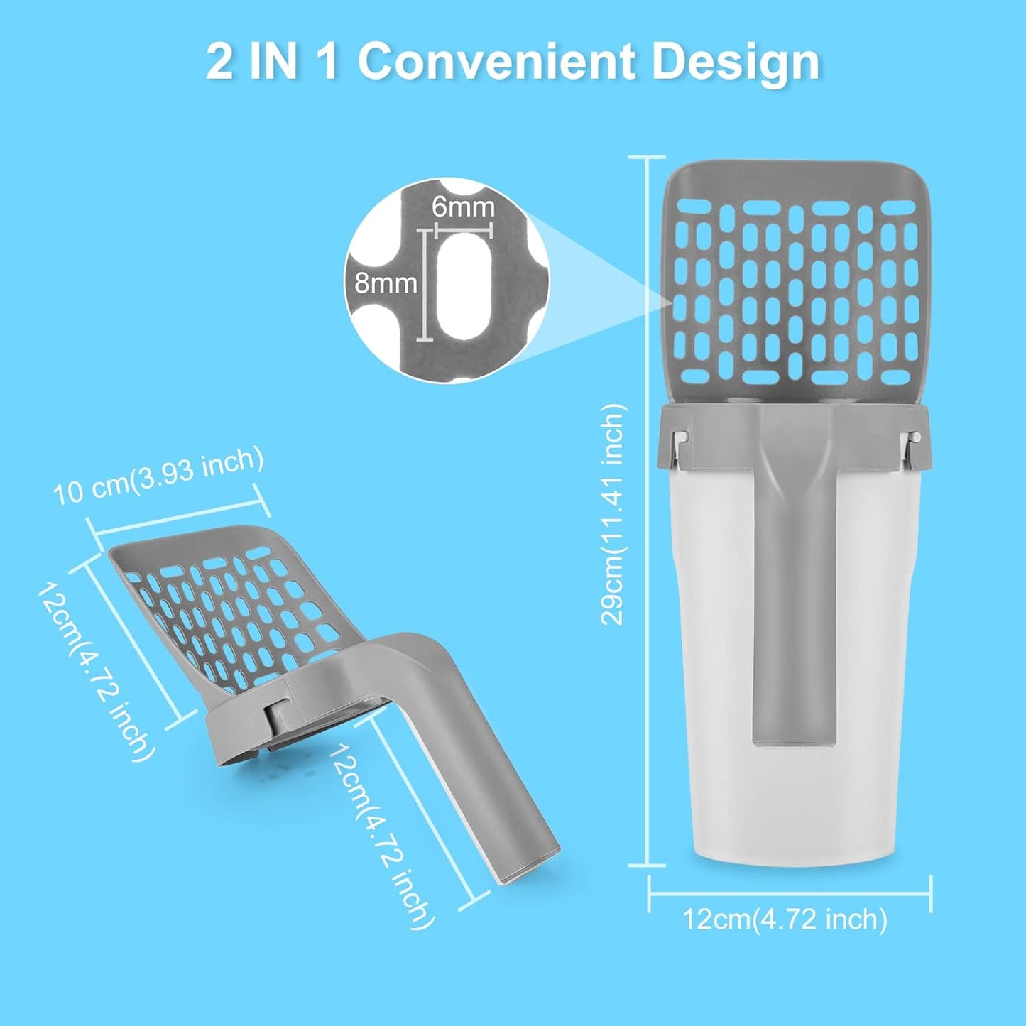 Cavyno™ - Cat Litter Scooper with Bag Dispenser