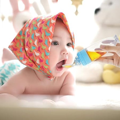Cavyno™ - Silicone Squeeze Feeding Spoon Set