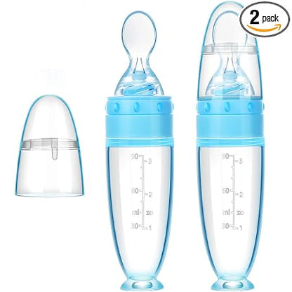 Cavyno™ - Silicone Squeeze Feeding Spoon Set