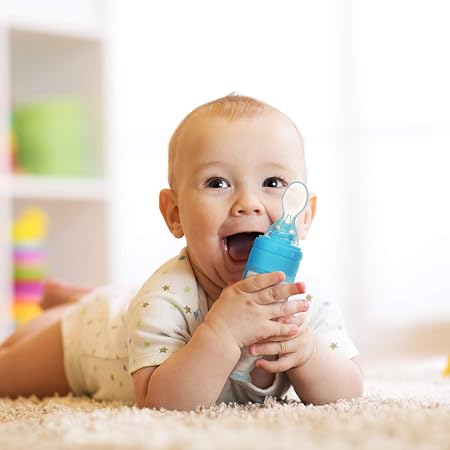 Cavyno™ - Silicone Squeeze Feeding Spoon Set