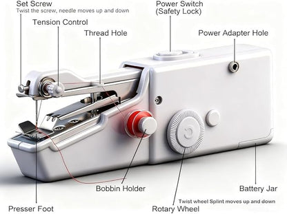 Cavyno™ - Portable Handheld Sewing Machine
