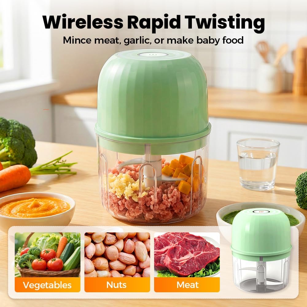 Cavyno™ - Mini Rechargeable Food Processor