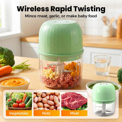 Cavyno™ - Mini Rechargeable Food Processor