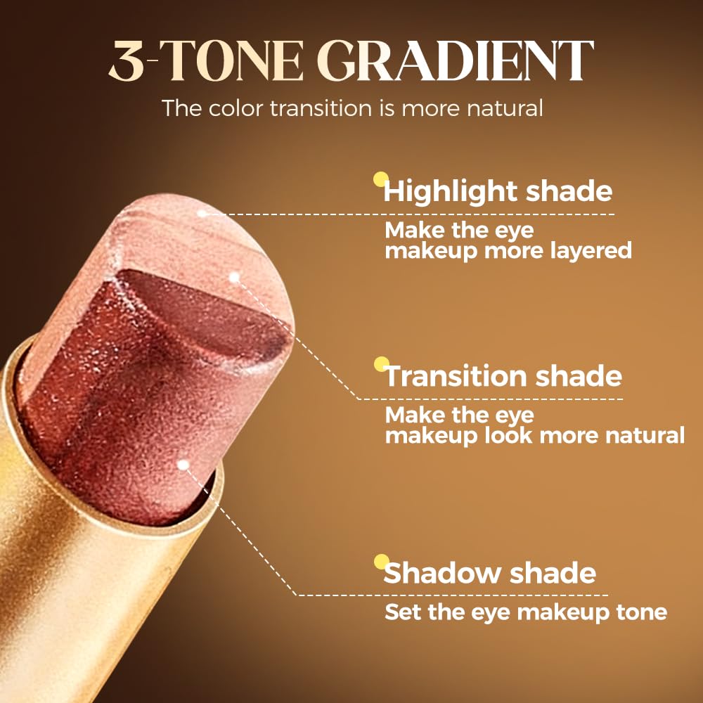 Cavyno™ - 4-Color 3-in-1 Cream Eyeshadow Stick Set