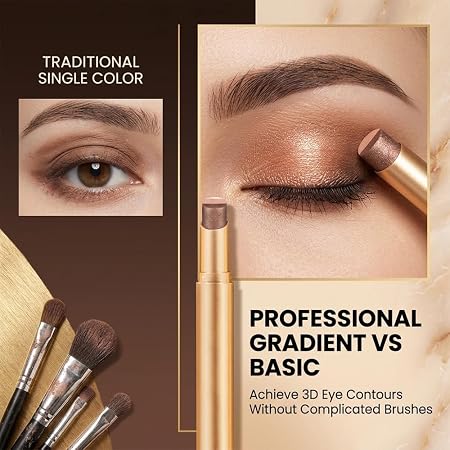 Cavyno™ - 4-Color 3-in-1 Cream Eyeshadow Stick Set