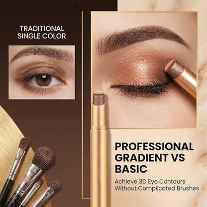 Cavyno™ - 4-Color 3-in-1 Cream Eyeshadow Stick Set