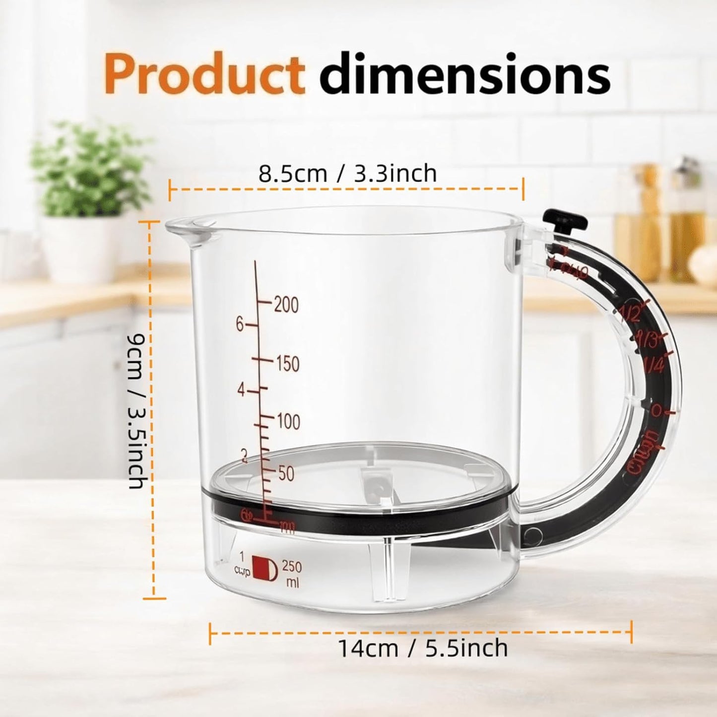Cavyno™ - 4-in-1 Adjustable Measuring Cup