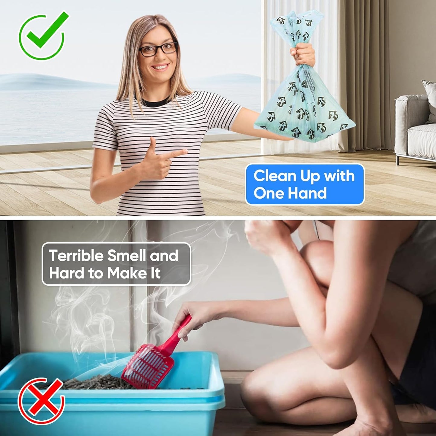 Cavyno™ - Cat Litter Scooper with Bag Dispenser