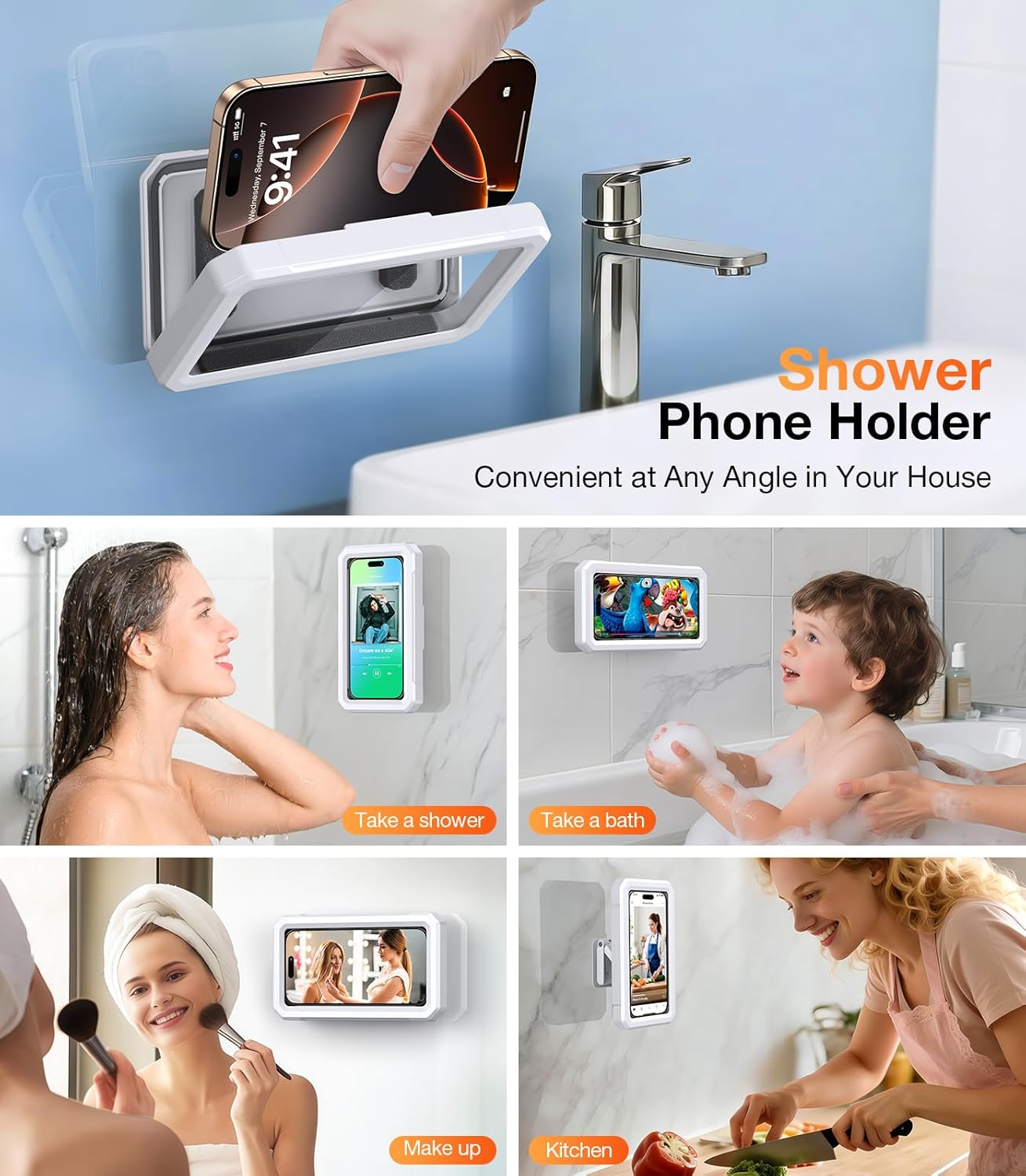 Cavyno™ - Waterproof Shower Phone Holder