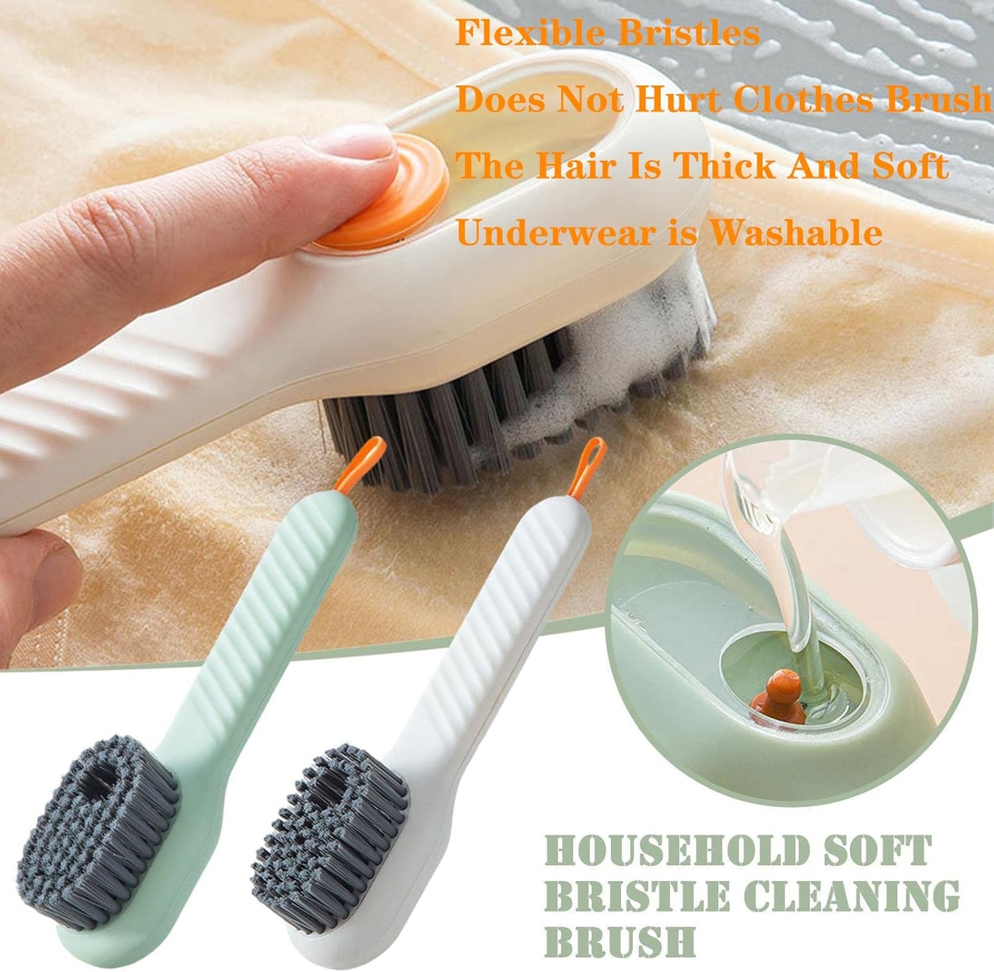Cavyno™ - Soap Dispensing Cleaning Brush