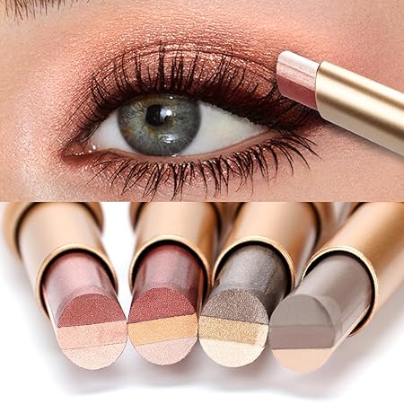 Cavyno™ - 4-Color 3-in-1 Cream Eyeshadow Stick Set
