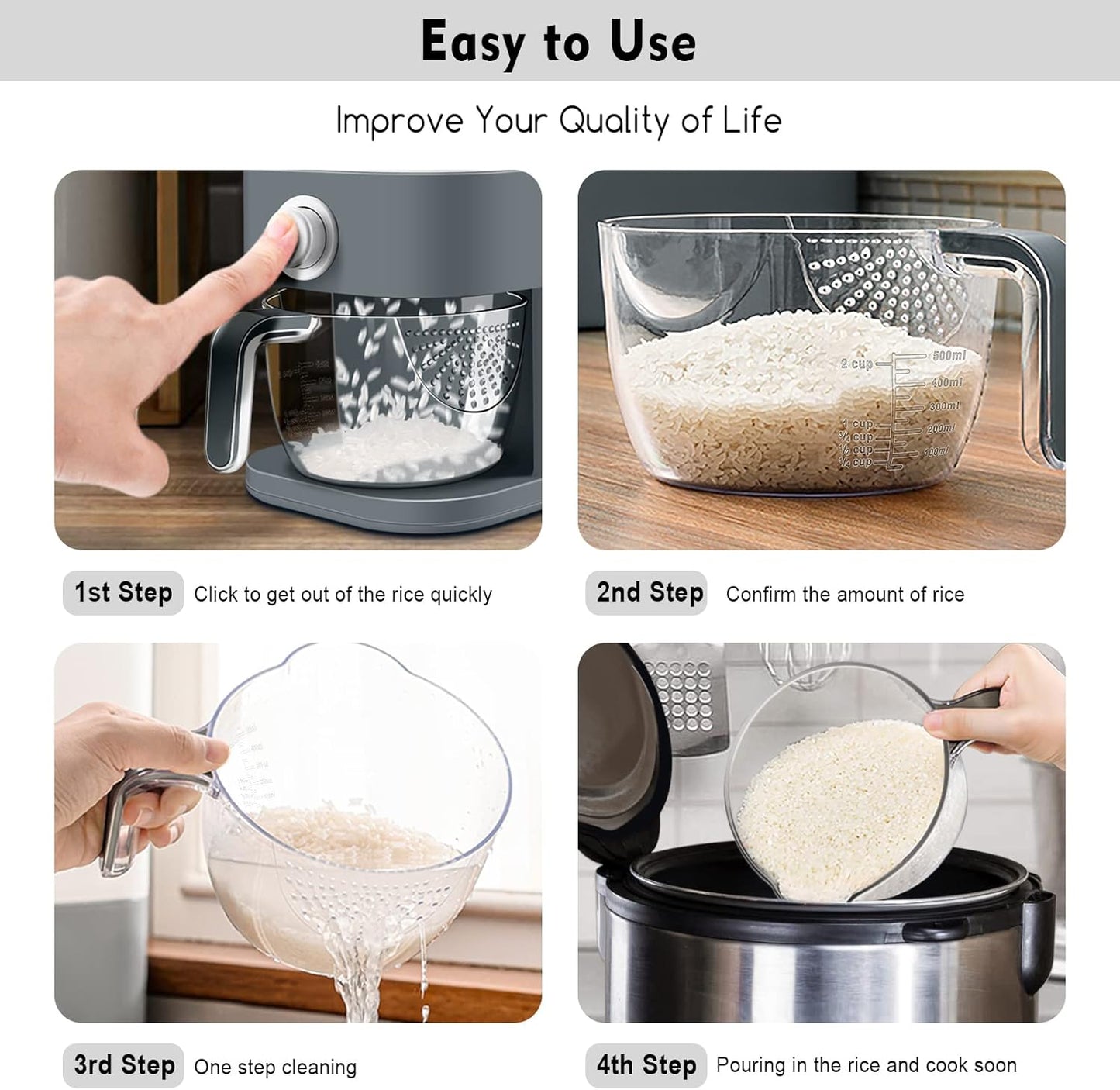 Cavyno™ - Large Rice Dispenser