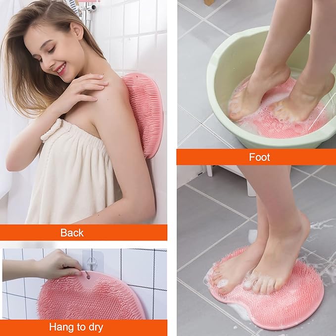 Cavyno™ - Silicone Shower Foot Scrubber Mat