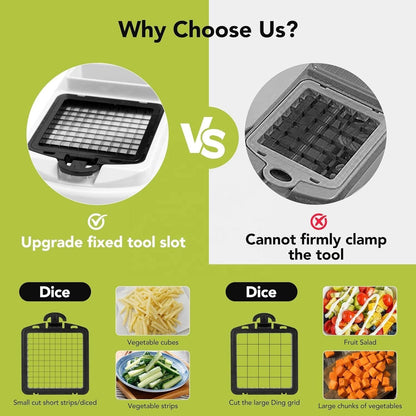 Cavyno™ - 15-in-1 Vegetable Chopper with Container
