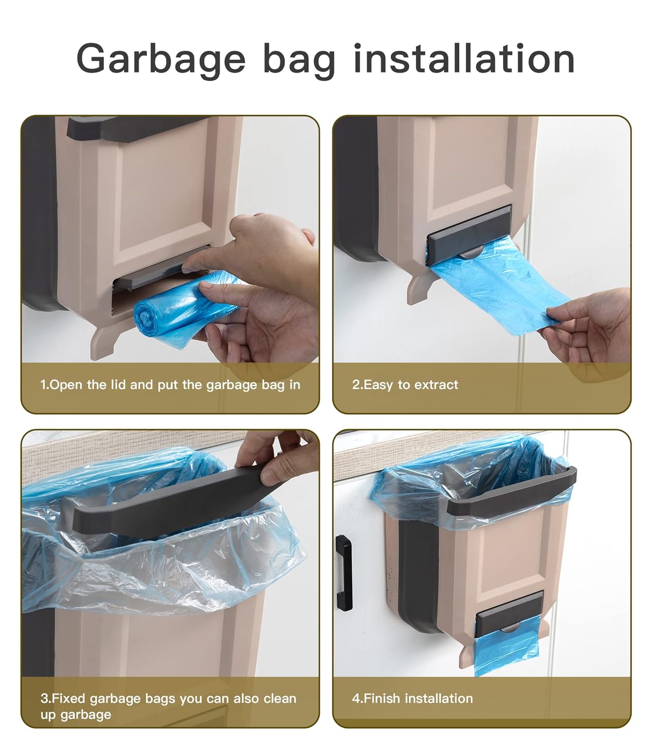 Cavyno™ - Collapsible Hanging Trash Can