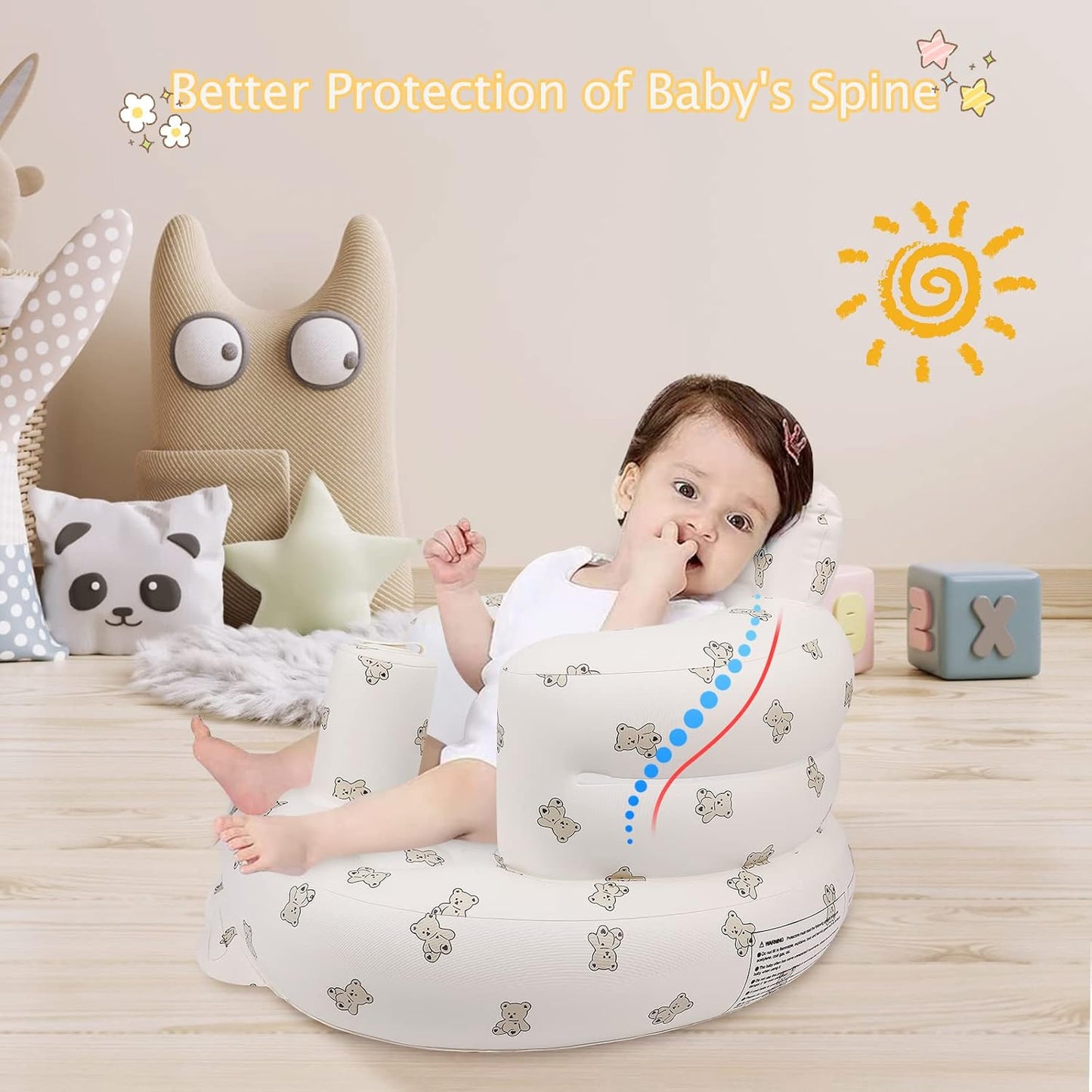 Cavyno™ - Inflatable Bear Baby Seat