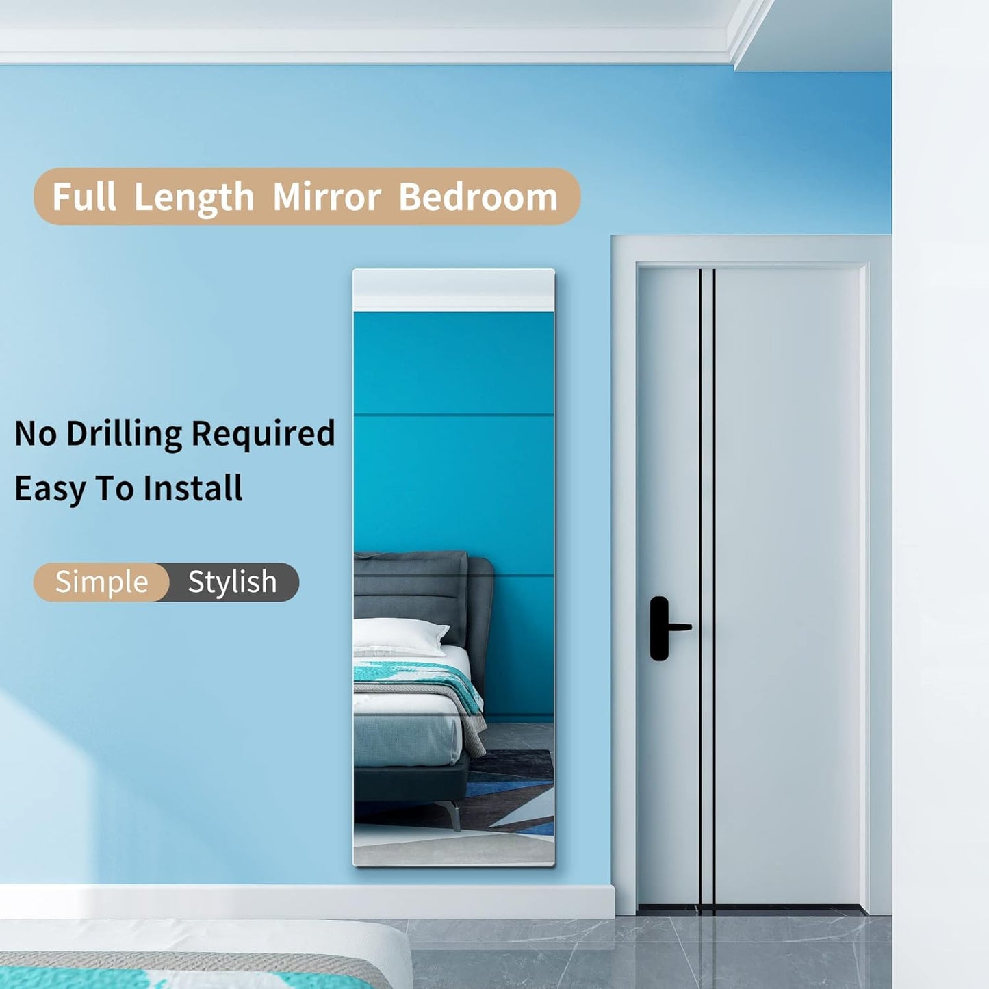 Cavyno™ - Shatter-Resistant Mirror Tiles