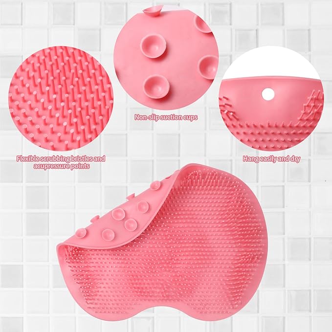 Cavyno™ - Silicone Shower Foot Scrubber Mat