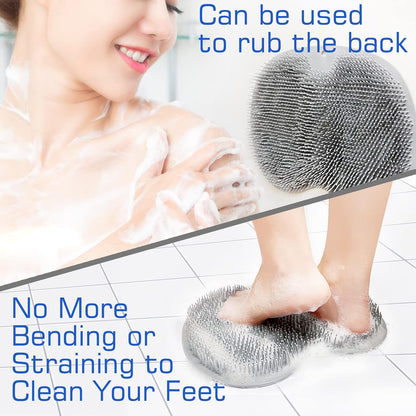 Cavyno™ - Silicone Shower Foot Scrubber Mat