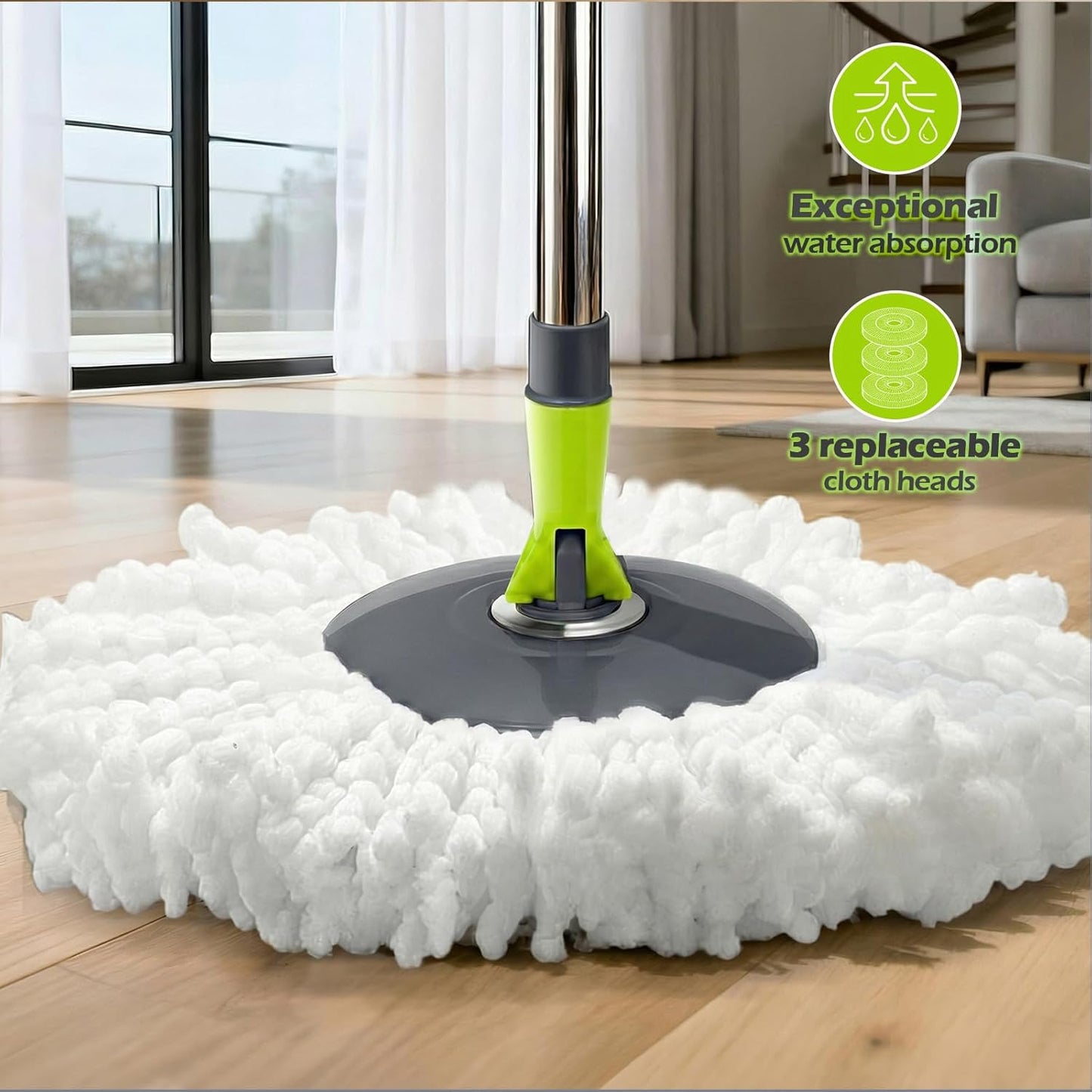 Cavyno™ - Spin Mop & Bucket System