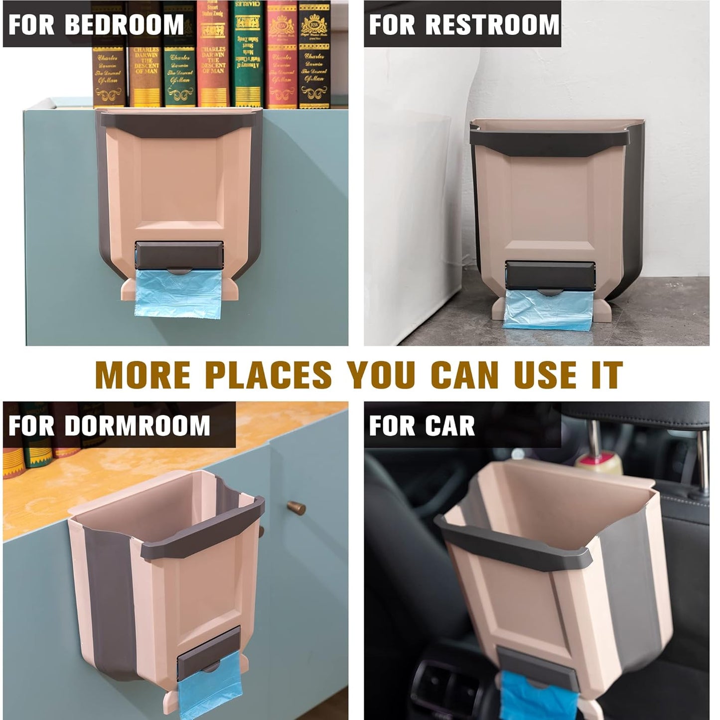 Cavyno™ - Collapsible Hanging Trash Can