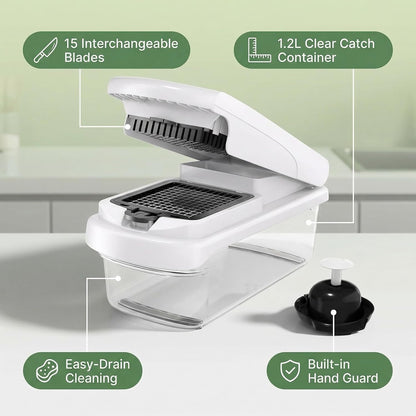 Cavyno™ - 15-in-1 Vegetable Chopper with Container