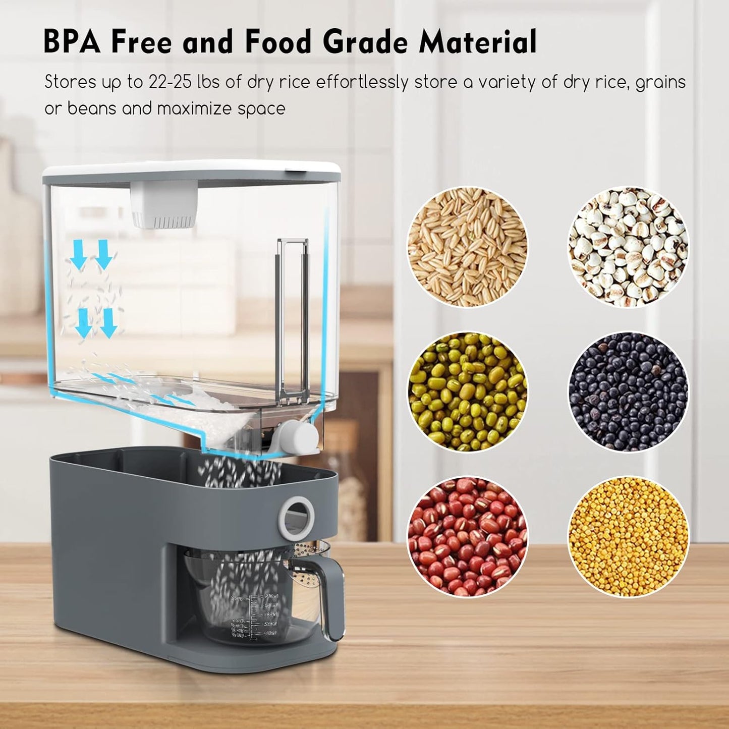 Cavyno™ - Large Rice Dispenser