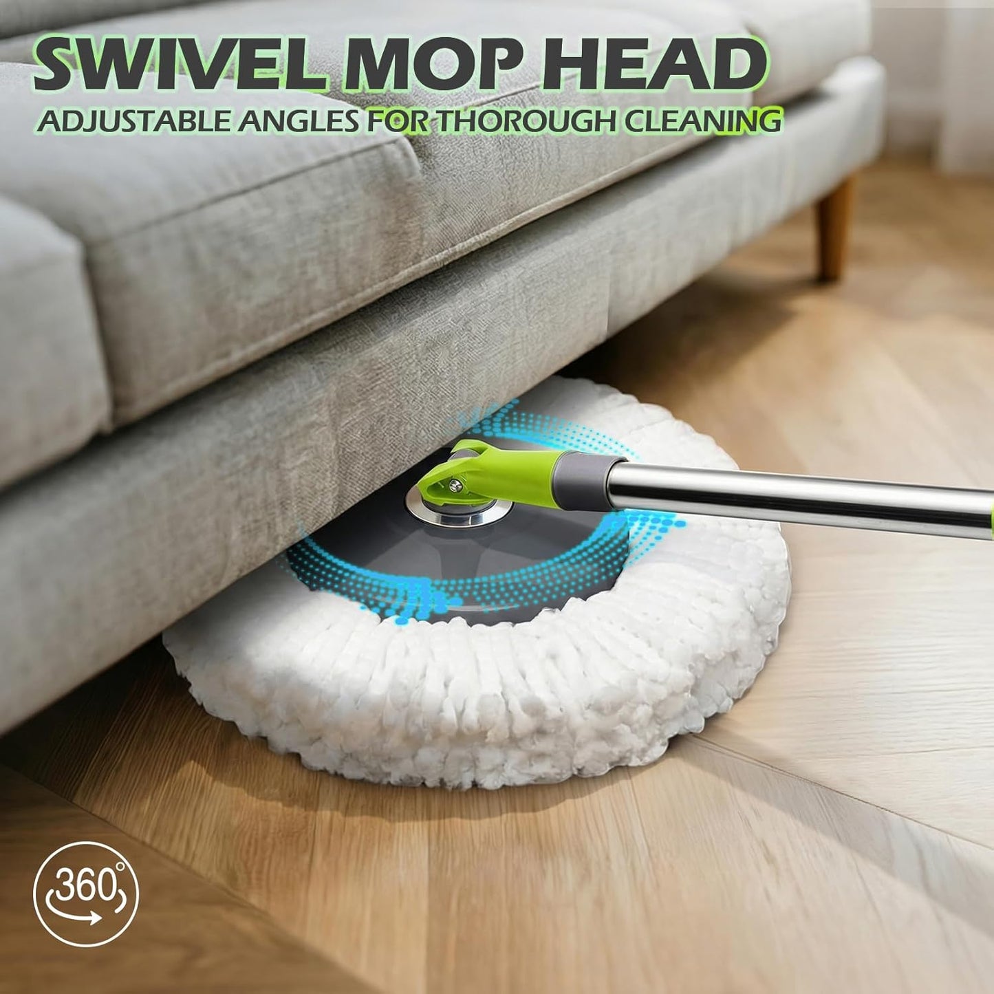 Cavyno™ - Spin Mop & Bucket System