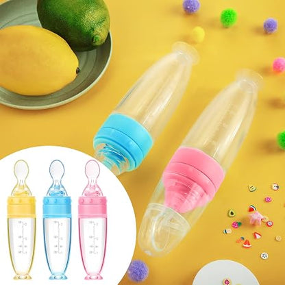 Cavyno™ - Silicone Squeeze Feeding Spoon Set