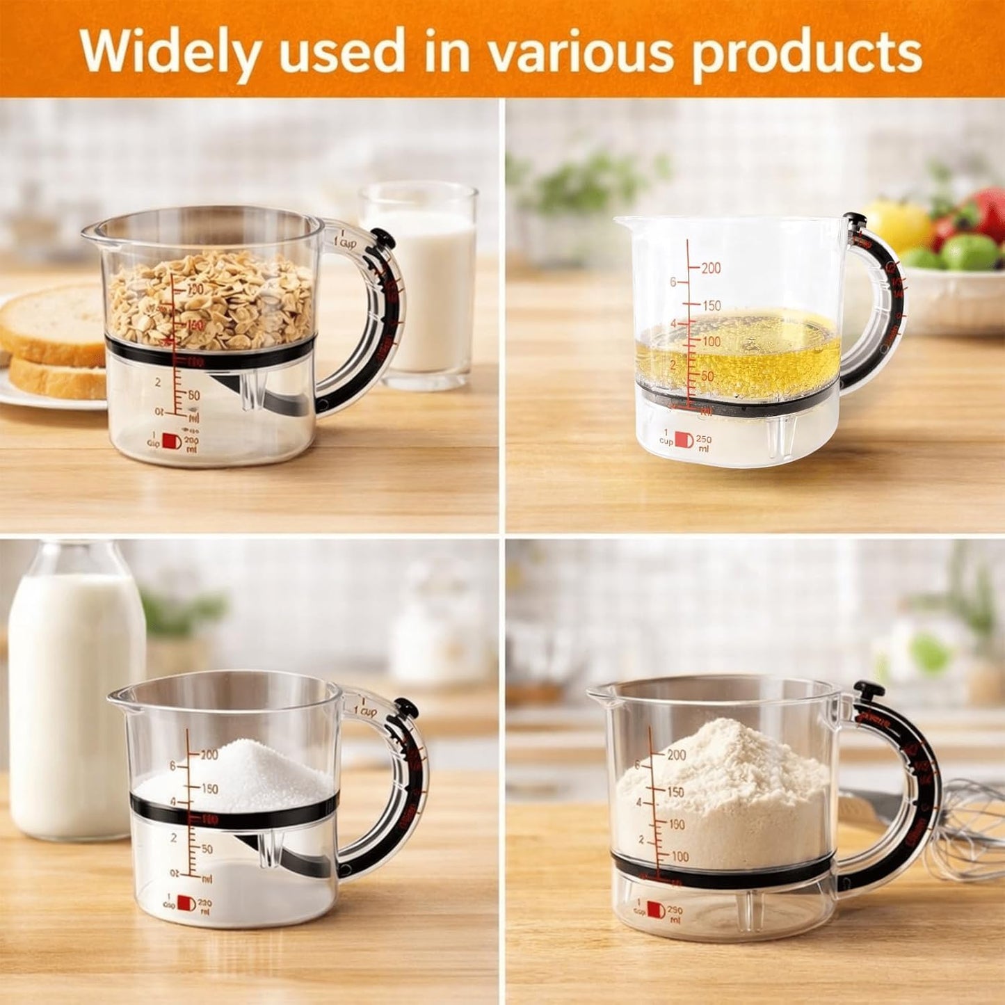 Cavyno™ - 4-in-1 Adjustable Measuring Cup