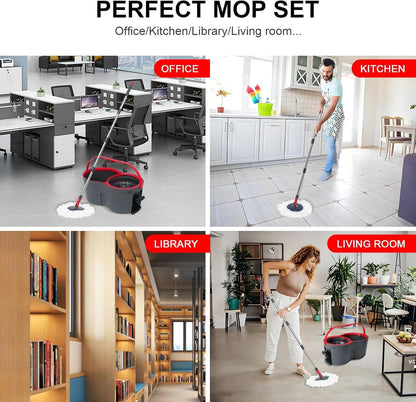Cavyno™ - Spin Mop & Bucket System