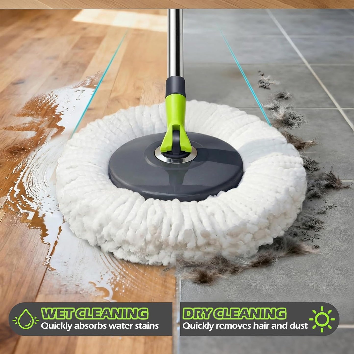 Cavyno™ - Spin Mop & Bucket System