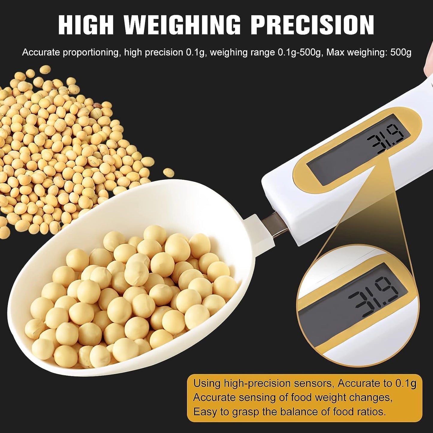 Cavyno™ - Digital Measuring Spoon Scale