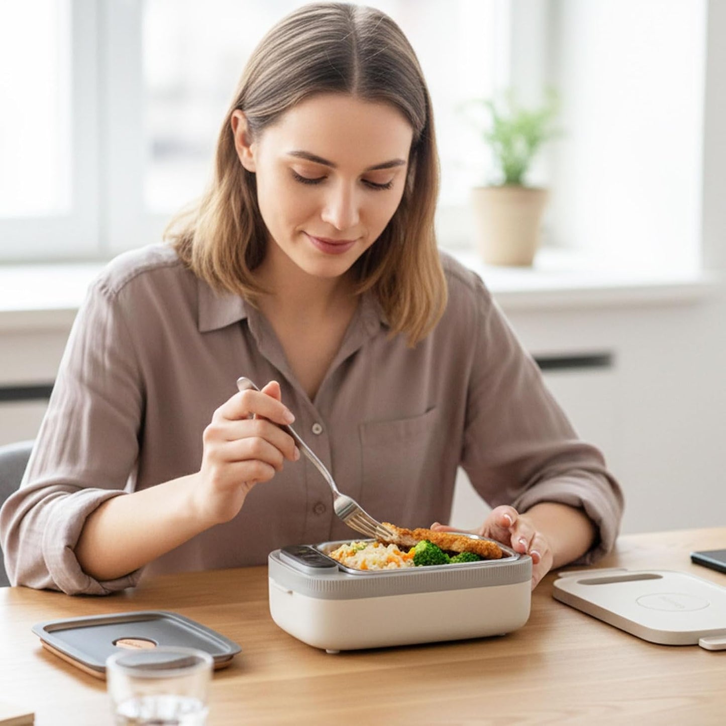Cavyno™ - Rechargeable Electric Heated Lunch Box