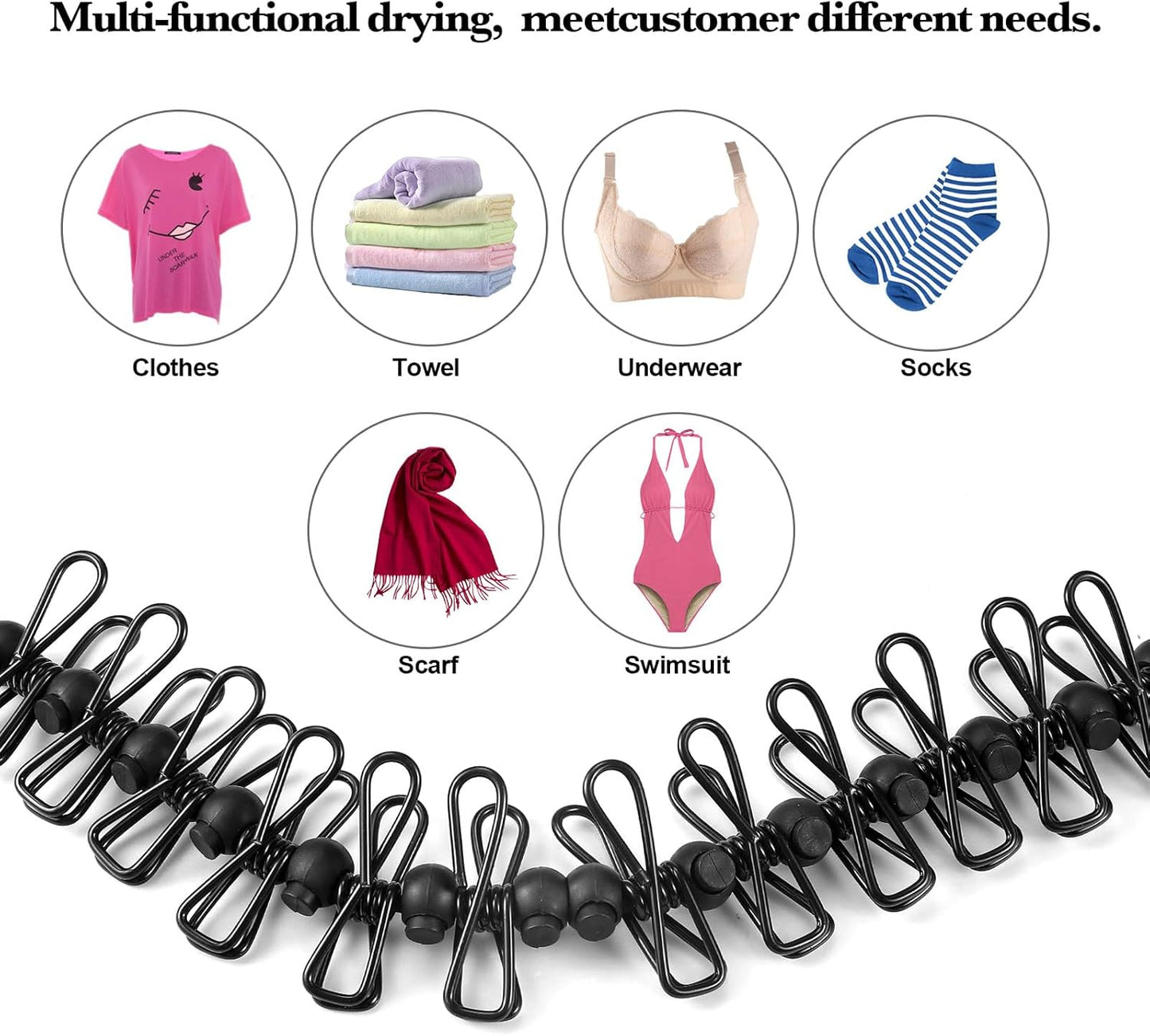 Cavyno™ - Portable Retractable Clothesline Set
