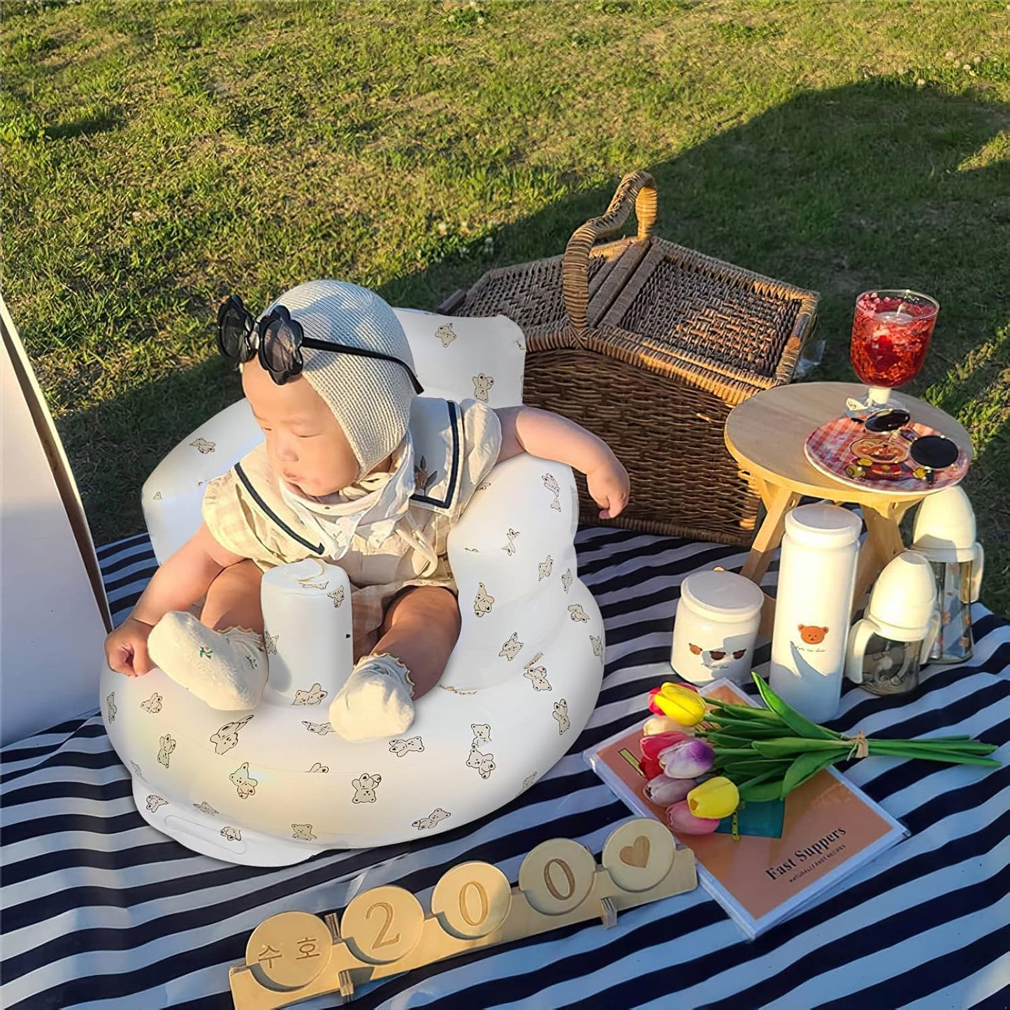 Cavyno™ - Inflatable Bear Baby Seat