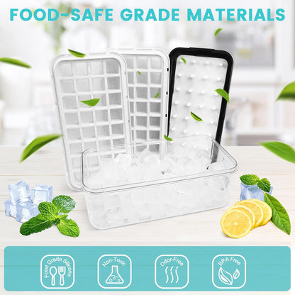 Cavyno™ - One-Press Ice Cube Tray & Storage Set