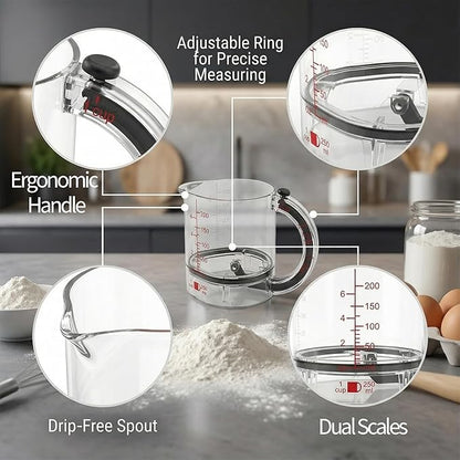 Cavyno™ - 4-in-1 Adjustable Measuring Cup