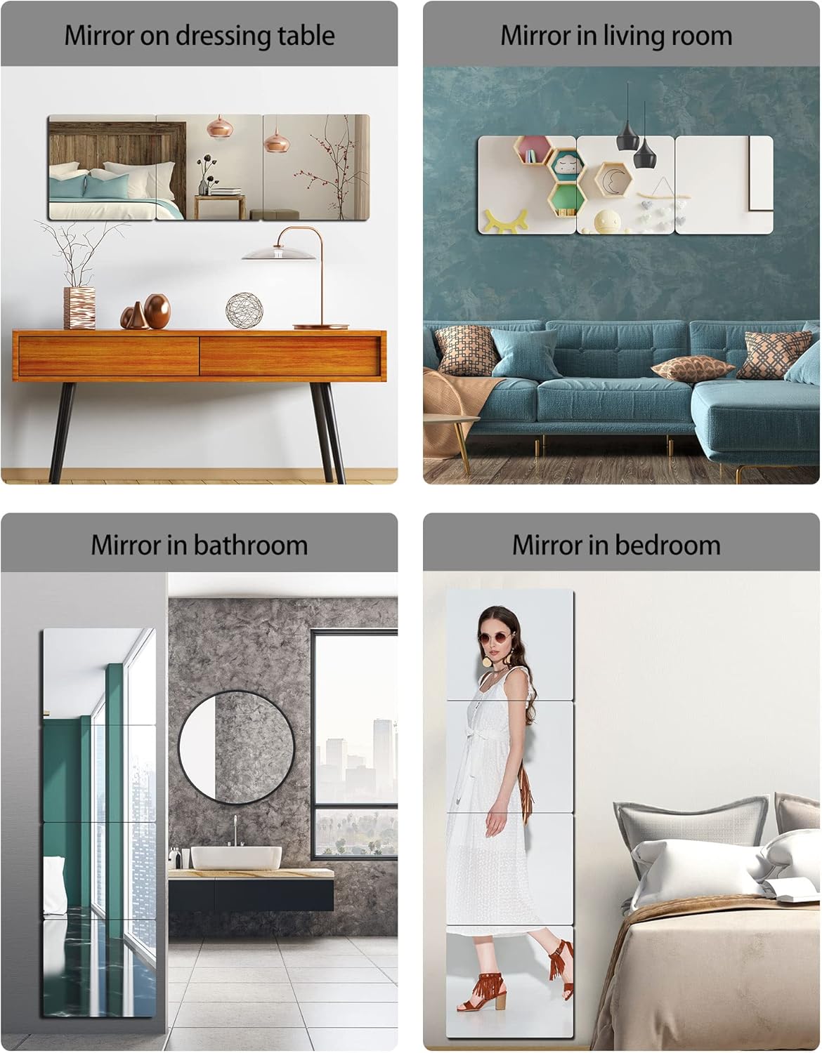 Cavyno™ - Shatter-Resistant Mirror Tiles